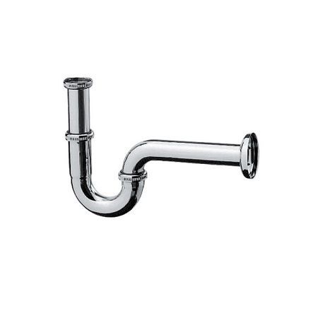 Сифон трубчатый для раковины Hansgrohe Flowstar (цвет - хром) 53002000 53002000 &mdash; фото в Esantehnika