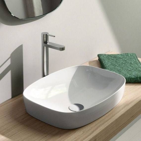 Раковина полувстраиваемая Catalano Green Lux 75 х 40 см 175AGRLX00 175AGRLX00 &mdash; фото в Esantehnika