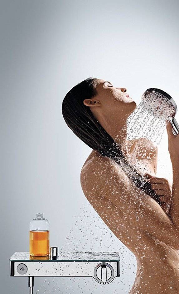Смеситель термостатический Hansgrohe Shower TabletSelect 300 13171000 13171000 &mdash; фото в Esantehnika
