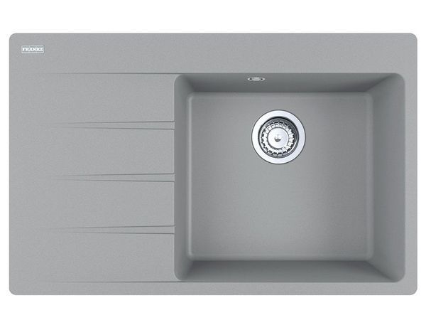 Кухонна мийка Franke Centro CNG 611-78 TL, накладна, крило зліва, 78х50, граніт сірий камінь (114.0630.469) 114.0630.469 &mdash; фото в Esantehnika