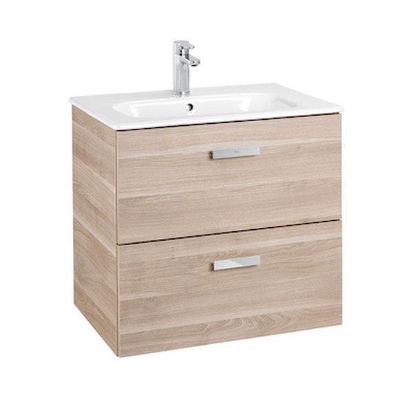 Тумба з умивальником 60 см Roca Victoria Basic, береза A855854422 A855854422 &mdash; фото в Esantehnika