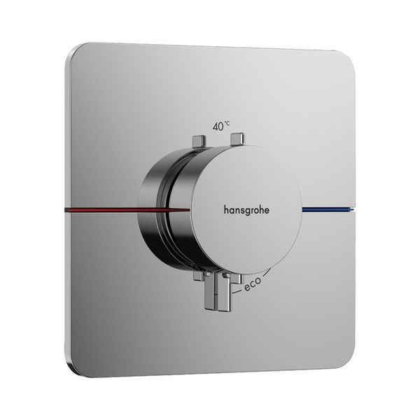 Термостат на 1 споживач Hansgrohe ShowerSelect Comfort Q (колір - хром) 15588000 15588000 &mdash; фото в Esantehnika