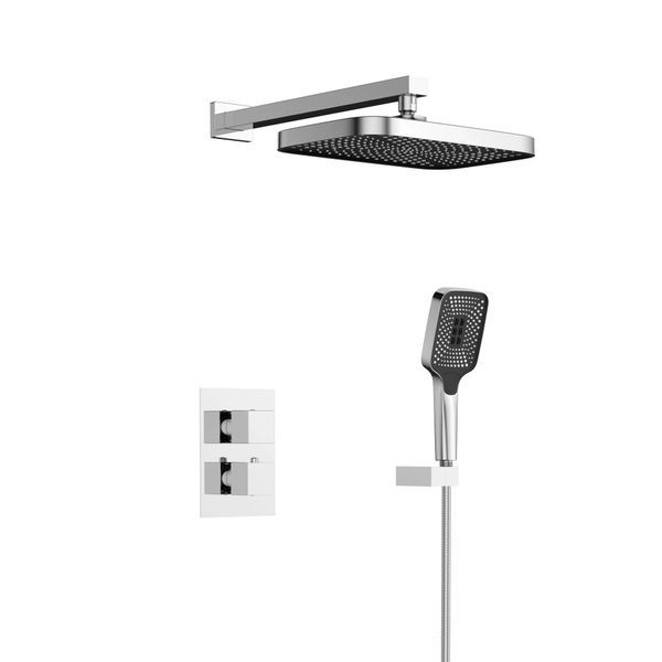 Душова система прихованого монтажу Qtap Aqauarius хром QTAQA65T103NGC QTAQA65T103NGC &mdash; фото в Esantehnika