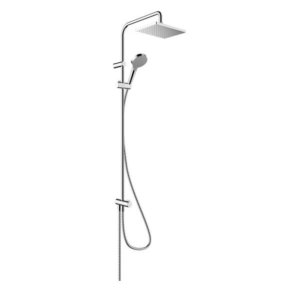 Душевая система без смесителя Hansgrohe Vernis Shape EcoSmart (цвет - хром) 26289000 26289000 &mdash; фото в Esantehnika