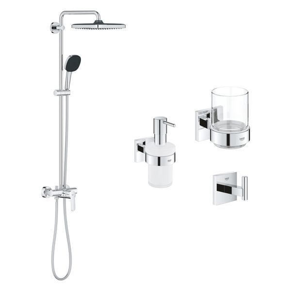 Душова система Grohe QuickFix Vitalio Comfort 26985001 з набором аксесуарів BF40961SC (2698540961BF) 2698540961BF &mdash; фото в Esantehnika