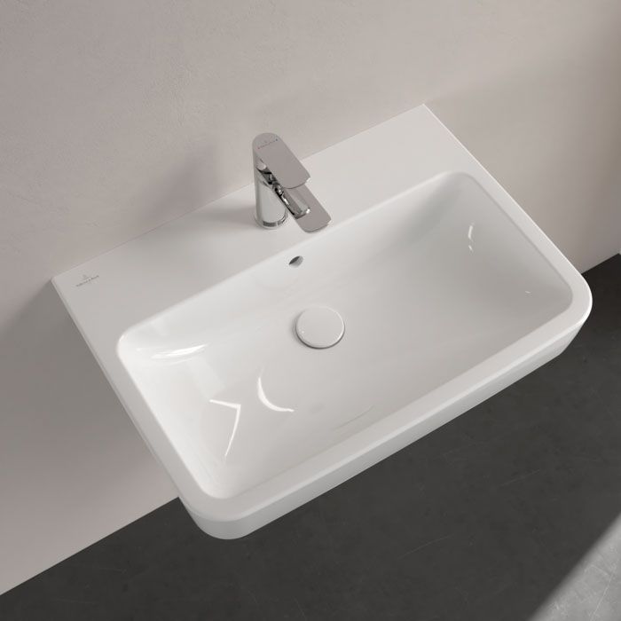 Раковина підвісна Villeroy & Boch O.Novo 650 х 460 х h175 мм, альпійський білий 4A416501 4A416501 &mdash; фото в Esantehnika