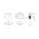 Комплект Qtap Tern: Раковина накладная прямоугольная 600x400x110 мм WHITE + Донный клапан PU02 QT17112174WN47303 QT17112174WN47303 &mdash; фото в Esantehnika