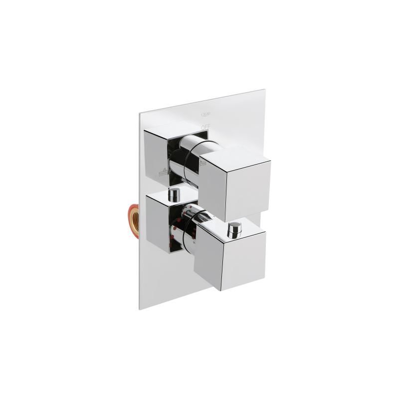 Душова система прихованого монтажу Qtap Aqauarius хром QTAQA65T103NGC QTAQA65T103NGC &mdash; фото в Esantehnika