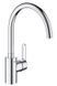 Мойка кухонная Kroner KRP Geb&uuml;rstet-7843ZHM + Смеситель для кухни Grohe QuickFix Get хром 31494001 CV022805+31494001 &mdash; фото в Esantehnika