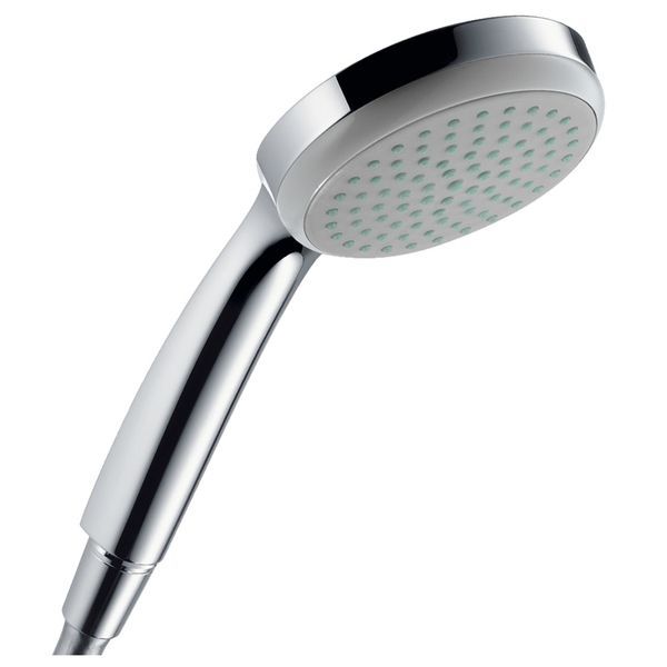 Лейка для душа Hansgrohe Croma 100 Mono EcoSmart (цвет - хром), 1 вид струи 28583000 28583000 &mdash; фото в Esantehnika