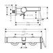 Смеситель для ванны Hansgrohe Finoris (цвет - чёрный матовый) 76420670 76420670 &mdash; фото в Esantehnika