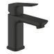 Смеситель для раковины S-размера Grohe Cubeo чёрный матовый (1016992430) 1016992430 &mdash; фото в Esantehnika