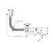 Слив-перелив Hansgrohe Flexaplus (цвет - хром) 58150000 58150000 &mdash; фото в Esantehnika