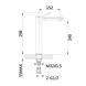 Смеситель для раковины Qtap Presto высокий QTPRE269GRP45582 Graphite QTPRE269GRP45582 &mdash; фото в Esantehnika