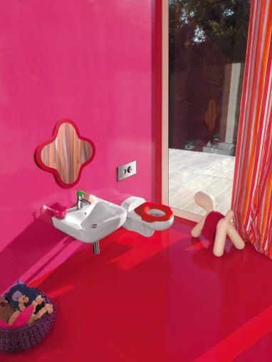Раковина подвесная детская 45 х 41 см Laufen Flora Kids H8150310001041 H8150310001041 &mdash; фото в Esantehnika