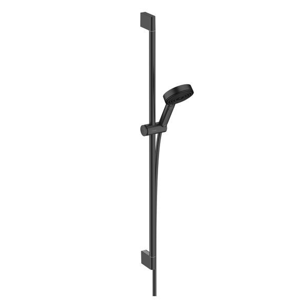 Душевой гарнитур Hansgrohe Pulsify EcoSmart 9 л/мин (цвет - чёрный матовый), 3 вида струи Relaxation 24171670 24171670 &mdash; фото в Esantehnika