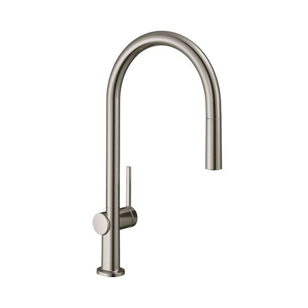 Змішувач для кухні 210 Hansgrohe Talis M54 1jet (колір - сталь), з витяжним душем 72802800 72802800 &mdash; фото в Esantehnika