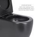 Унитаз напольный Robin Ultra Quiet QT13226083AMB 660x360x855 Black с Биде напольное Robin QT13442141CMB 565x360x405 Black QT13226083AMB47928 &mdash; фото в Esantehnika