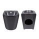 Унитаз напольный Robin Ultra Quiet QT13226083AMB 660x360x855 Black с Биде напольное Robin QT13442141CMB 565x360x405 Black QT13226083AMB47928 &mdash; фото в Esantehnika