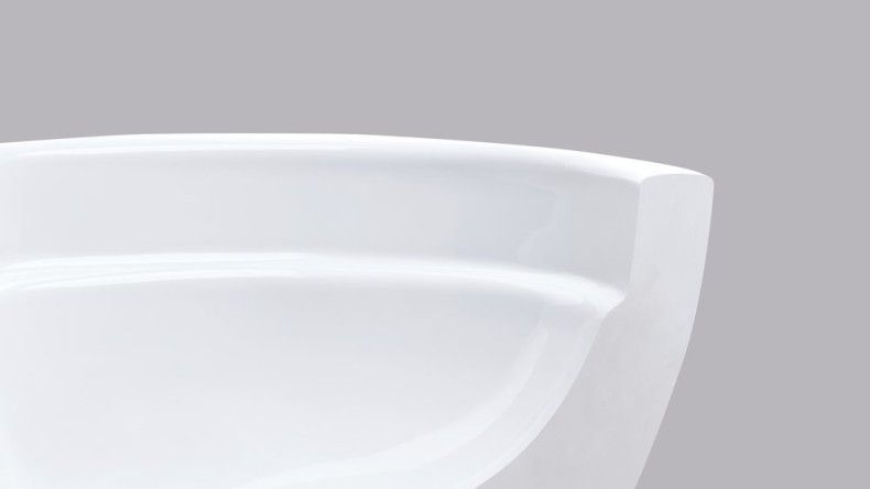 Унітаз підвісний безободковий Geberit Smyle Square, з сидінням Soft Close 500.685.01.1 500.685.01.1 &mdash; фото в Esantehnika