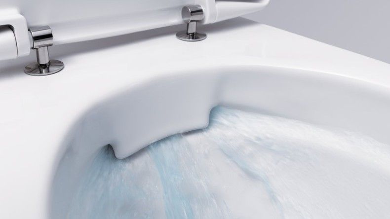 Унітаз підвісний безободковий Geberit Smyle Square, з сидінням Soft Close 500.685.01.1 500.685.01.1 &mdash; фото в Esantehnika