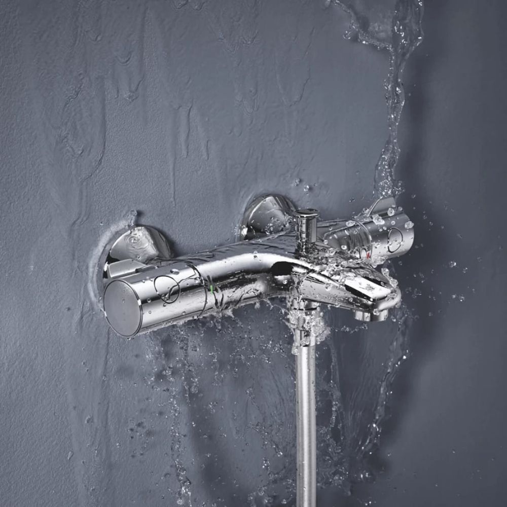 Комплект смесителей для ванной комнаты с термостатом Grohe QuickFix Grohtherm&Start (UA202304TS) UA202304TS &mdash; фото в Esantehnika