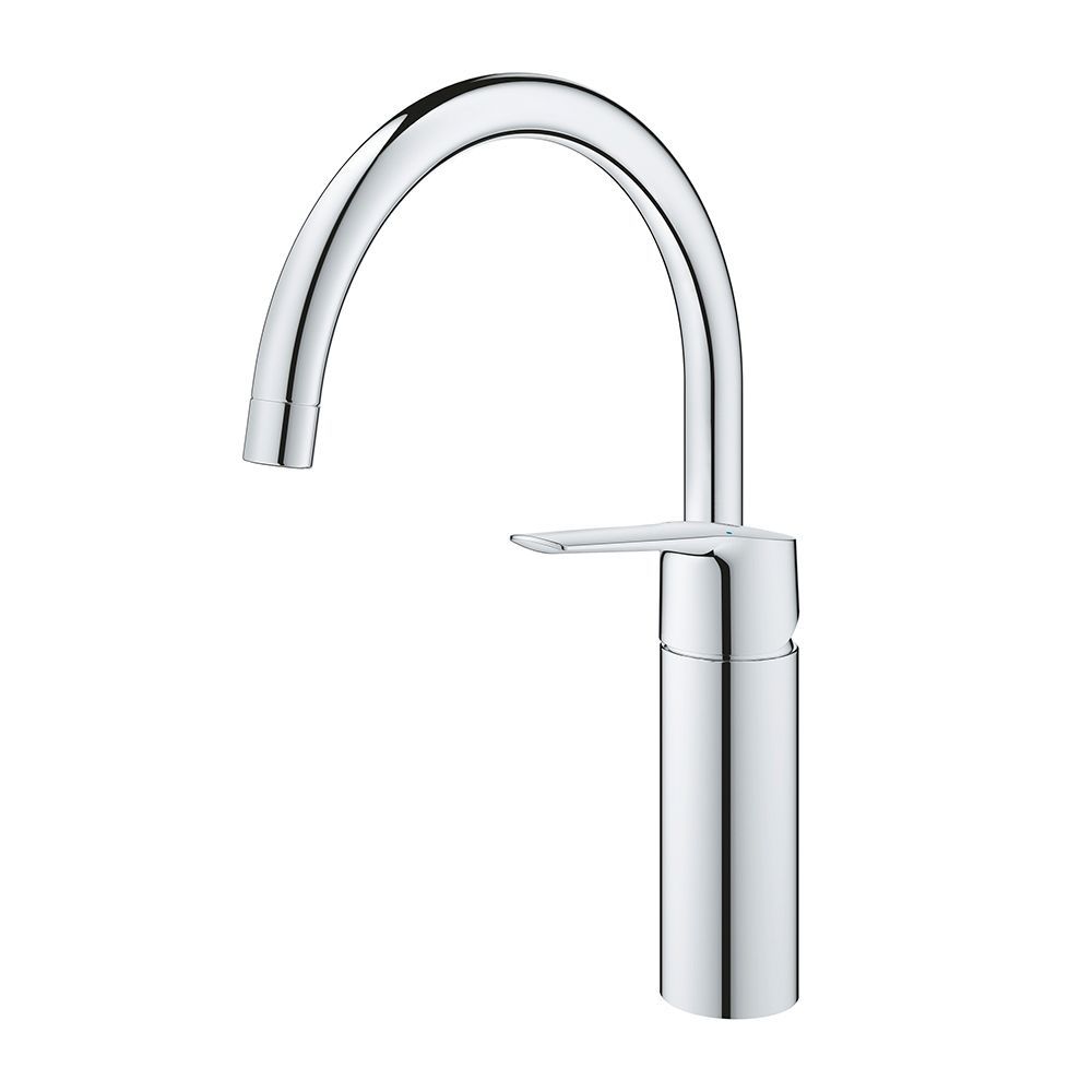 Мийка кухонна Kroner KRP Geb&uuml;rstet-7843ZHM + Змішувач для кухні Grohe QuickFix Start хром 30469000 CV022805+30469000 &mdash; фото в Esantehnika