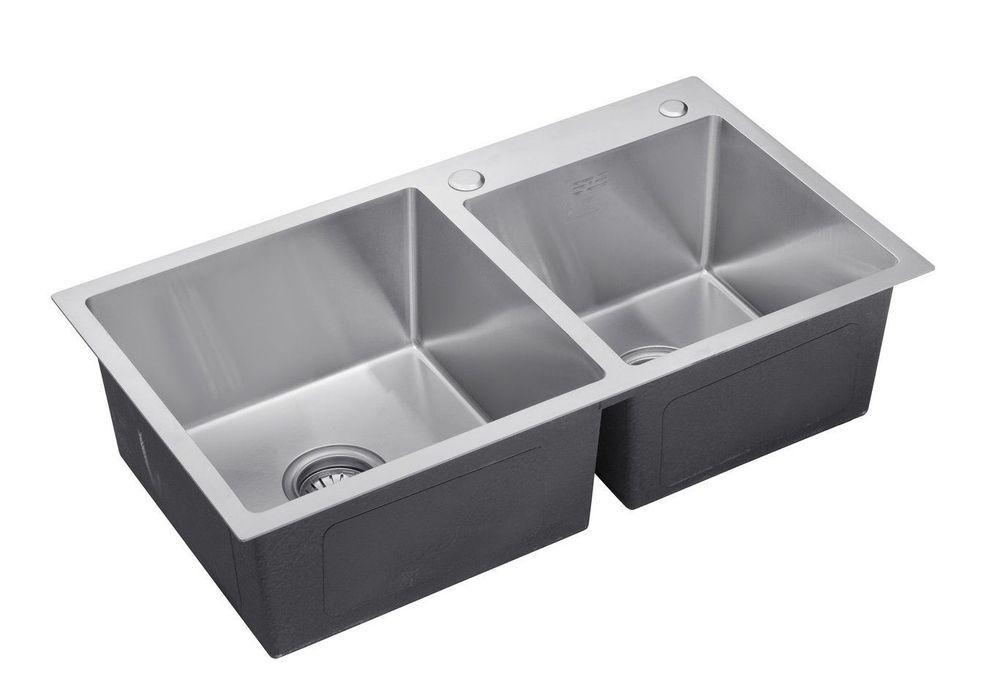Мийка кухонна Kroner KRP Geb&uuml;rstet-7843ZHM + Змішувач для кухні Grohe QuickFix Start хром 30469000 CV022805+30469000 &mdash; фото в Esantehnika