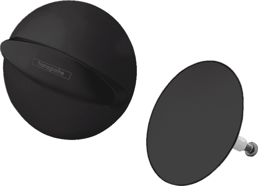 Слив-перелив Hansgrohe Flexaplus для ванны в комплекте с внешней частью (цвет - чёрный матовый) 58185670+58140180 58185670+58140180 &mdash; фото в Esantehnika