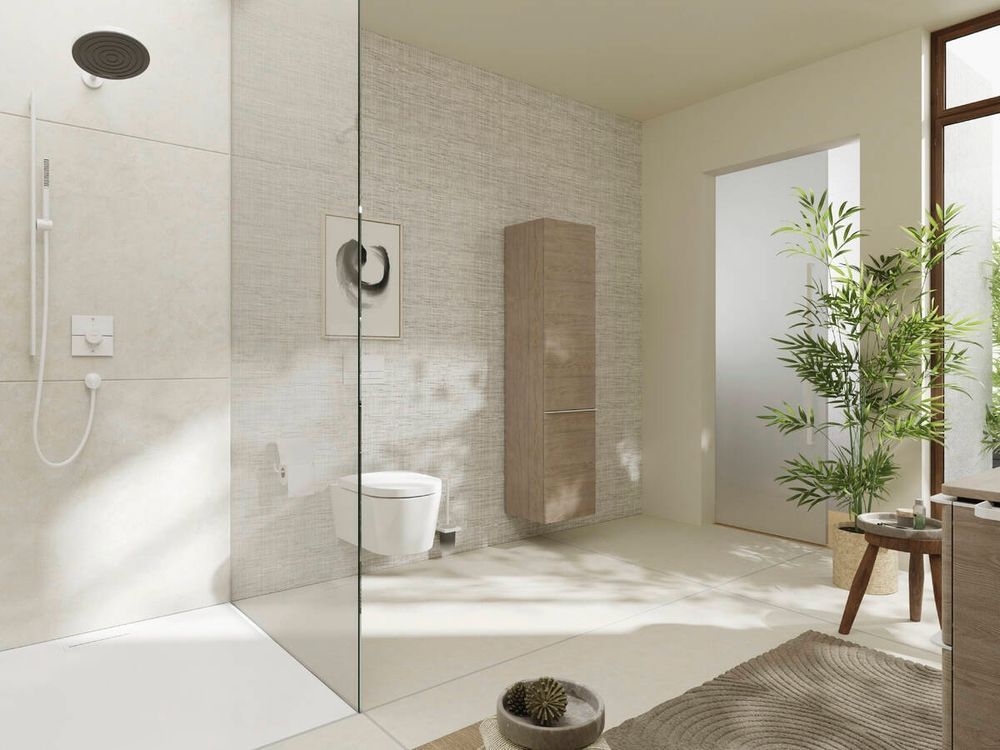 Верхний душ &Oslash;260 мм Hansgrohe Pulsify, 1 вид струи (цвет - белый матовый) 24140700 24140700 &mdash; фото в Esantehnika