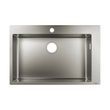 Встраиваемая кухонная мойка Hansgrohe S71 S711-F660 (цвет - нержавеющая сталь) 660 43302800 43302800 &mdash; фото в Esantehnika