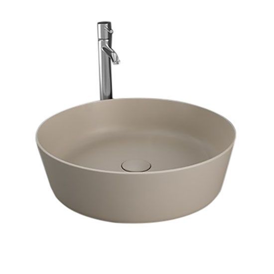 Раковина накладна на стільницю Rak Ceramics Feeling &Oslash; 42 см, matt cappuccino FEECT4200514A FEECT4200514A &mdash; фото в Esantehnika