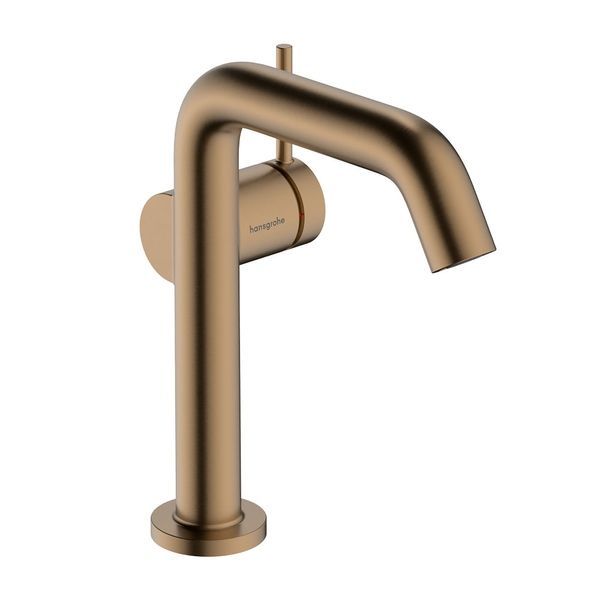 Змішувач для раковини 150 Fine CoolStart Hansgrohe Tecturis S (колір - матова бронза), без донного клапана 73341140 73341140 &mdash; фото в Esantehnika