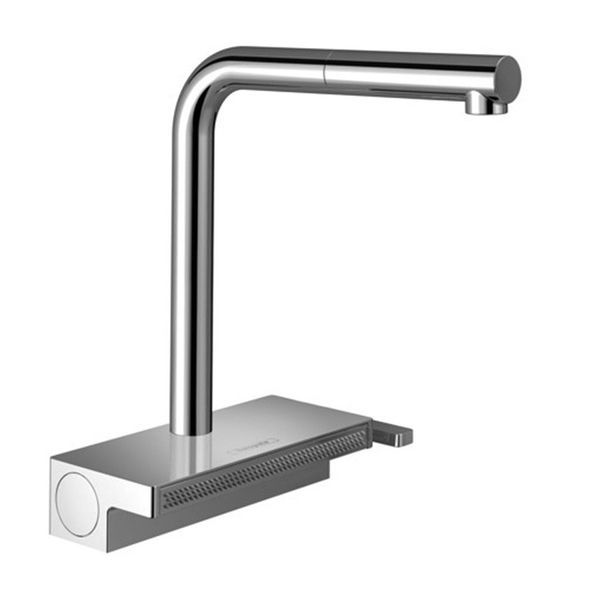 Змішувач для кухні Hansgrohe Aquno Select M81 250 2jet, sBox (колір - хром), з витяжним душем 73830000 73830000 &mdash; фото в Esantehnika