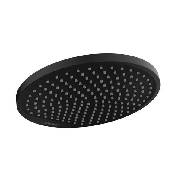 Верхній душ Hansgrohe Crometta S &Oslash;240 мм, 1 тип струменя, EcoSmart 9 л/хв (колір - чорний матовий) 26724670 26724670 &mdash; фото в Esantehnika