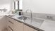 Мийка кухонна Kroner KRP Geb&uuml;rstet-7843ZHM + Змішувач для кухні Grohe QuickFix Start хром 30469000 CV022805+30469000 &mdash; фото в Esantehnika