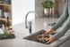 Мийка кухонна Kroner KRP Geb&uuml;rstet-7843ZHM + Змішувач для кухні Grohe QuickFix Start хром 30469000 CV022805+30469000 &mdash; фото в Esantehnika