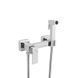 Смеситель для биде Kroner KRP Edelstahl Kubus - CHR052 с гигиеническим душем CV031896 CV031896 &mdash; фото в Esantehnika