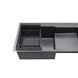 Кухонная мойка из нержавеющей стали Kroner PVD Schwarze - 7848LHM черная (CV030023) CV030023 &mdash; фото в Esantehnika