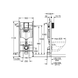 Инсталляция для унитаза 2 в 1 GROHE RAPID SL UA388400WG UA388400WG &mdash; фото в Esantehnika