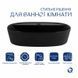 Комплект Qtap Scorpio: Раковина накладная овальная 500x380x120 мм Matt Black + Донный клапан PU03 QT142202MBMBN47312 QT142202MBMBN47312 &mdash; фото в Esantehnika