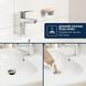 Смеситель для раковины S-размера Grohe QuickFix Dice 1018570000 1018570000 &mdash; фото в Esantehnika