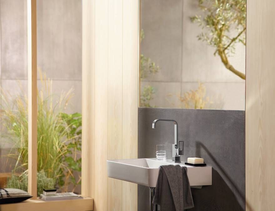 Смеситель для раковины Hansgrohe Metropol с донным клапаном Push-Open (74511000) 74511000 &mdash; фото в Esantehnika