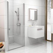 Душові двері Ravak Chrome CSD1-90 сатин+transparent 0QV70U00Z1 0QV70U00Z1 &mdash; фото в Esantehnika