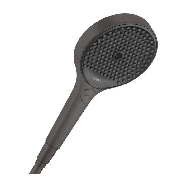 Лейка для душа Hansgrohe Rainfinity (цвет - шлифованный чёрный хром), 3 вида струи 26864340 26864340 &mdash; фото в Esantehnika