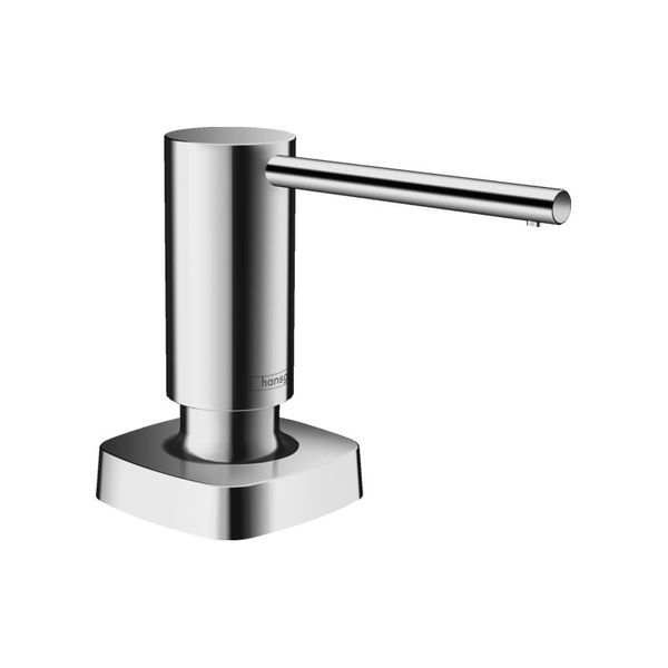 Дозатор для рідкого мила або миття посуду Hansgrohe A71, хром 40468000 40468000 &mdash; фото в Esantehnika