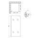 Душова перегородка QTAP Walk-In STANDARD CRM209.C8, скло 8 мм Clear, CalcLess, 90x190, нерухома STDCRM209C8 STDCRM209C8 &mdash; фото в Esantehnika