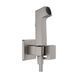 Гигиенический душ (для смешанной воды) Hansgrohe Bidette 1jet E EcoSmart+ со шлангом и держателем (цвет - шлифованный чёрный хром) 29233340 29233340 &mdash; фото в Esantehnika