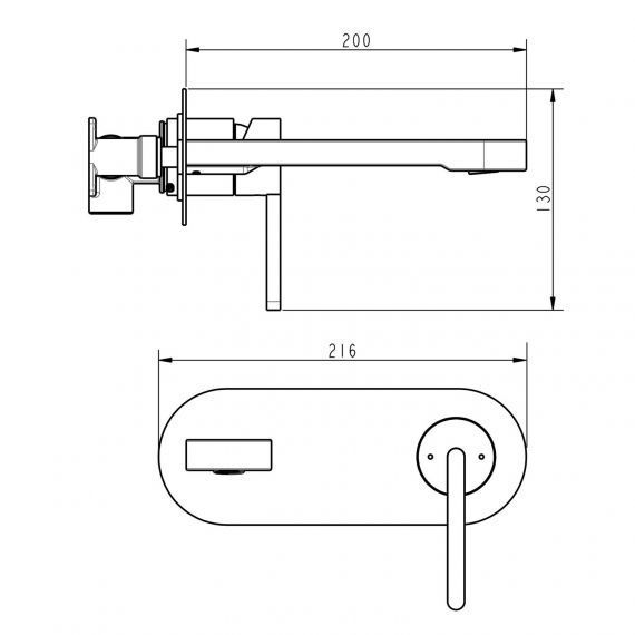 Смеситель для раковины Devit Laguna хром 8411X110 8411X110 &mdash; фото в Esantehnika