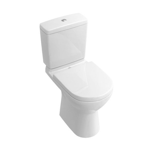 Унітаз із горизонтальним випуском Villeroy & Boch O.Novo в комплекті з сидінням Soft Close 5661T301 5661T301 &mdash; фото в Esantehnika